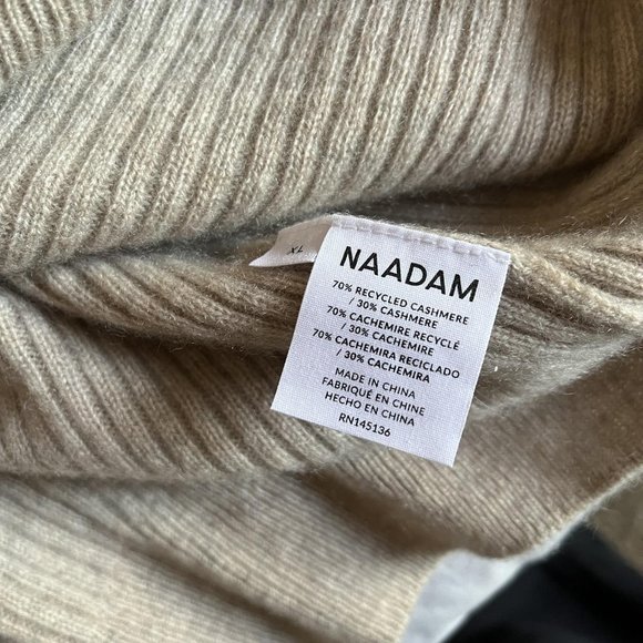 Nadaam Recycled Cashmere Ribbed Henley - Picture 5 of 5